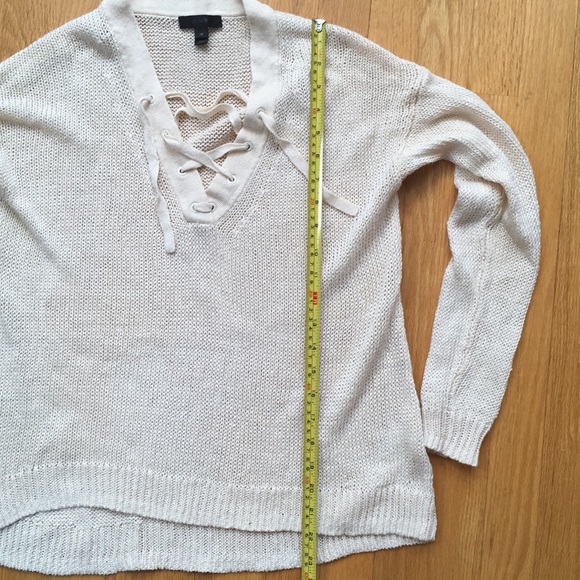 J.Crew Linen Lace-Up Beach Sweater - Picture 6 of 6